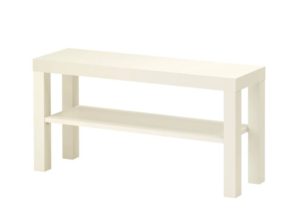 Ikea LACK TV Bench in white