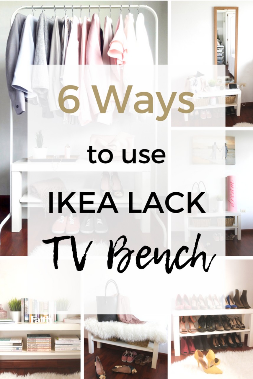 6 ways to use the Ikea LACK TV Bench in small spaces