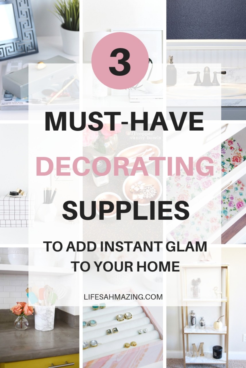 3 affordable DIY decorating supplies to refresh your home and add instant glam on a budget
