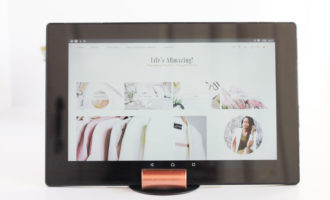 easy diy tablet stand from ikea bookend