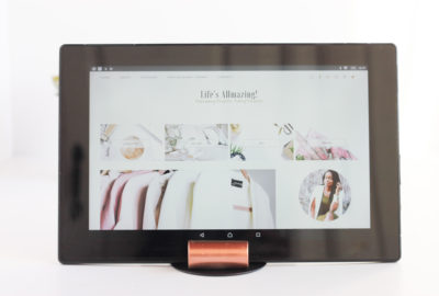 easy diy tablet stand from ikea bookend
