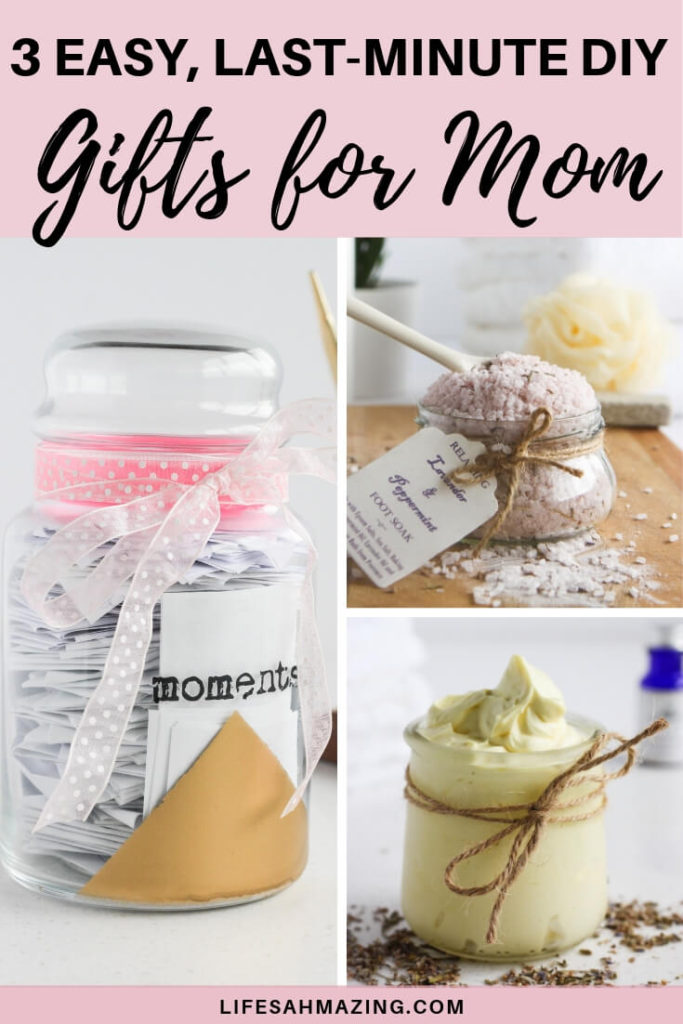 Looking for a gift for mom? Check out these 3 easy DIY gift ideas for mom that she'll love