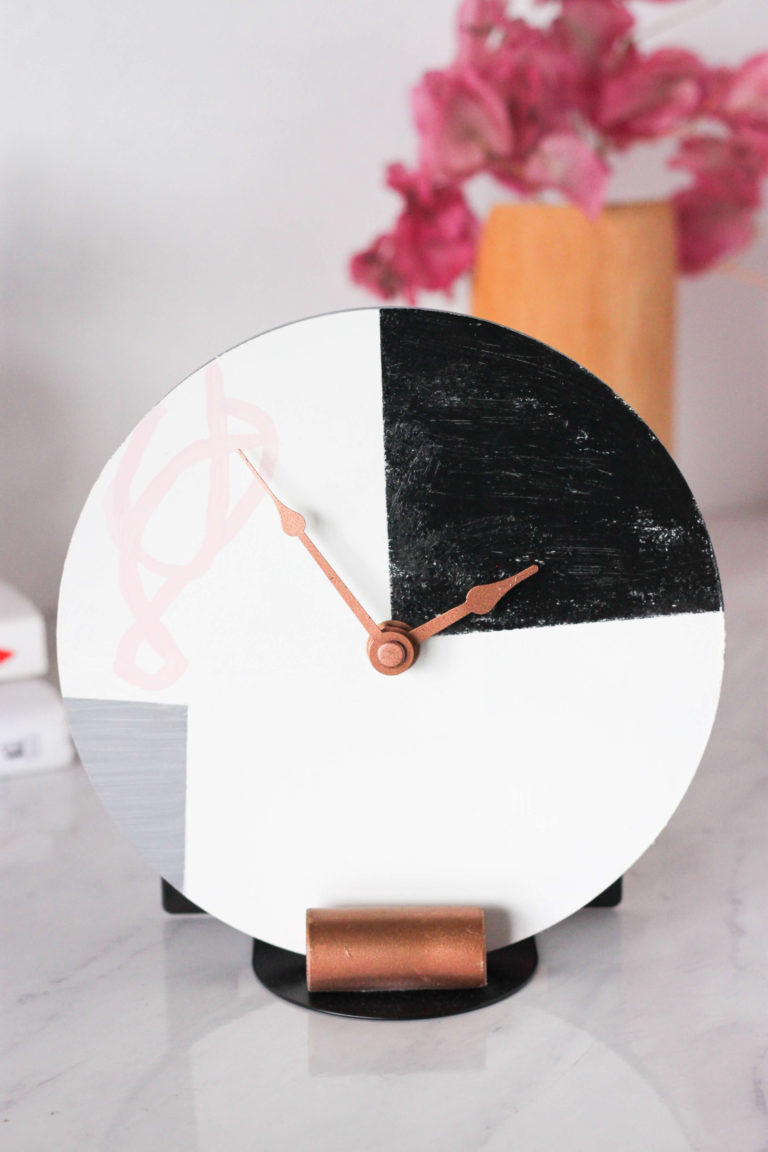 West Elm-inspired DIY Wall Clock