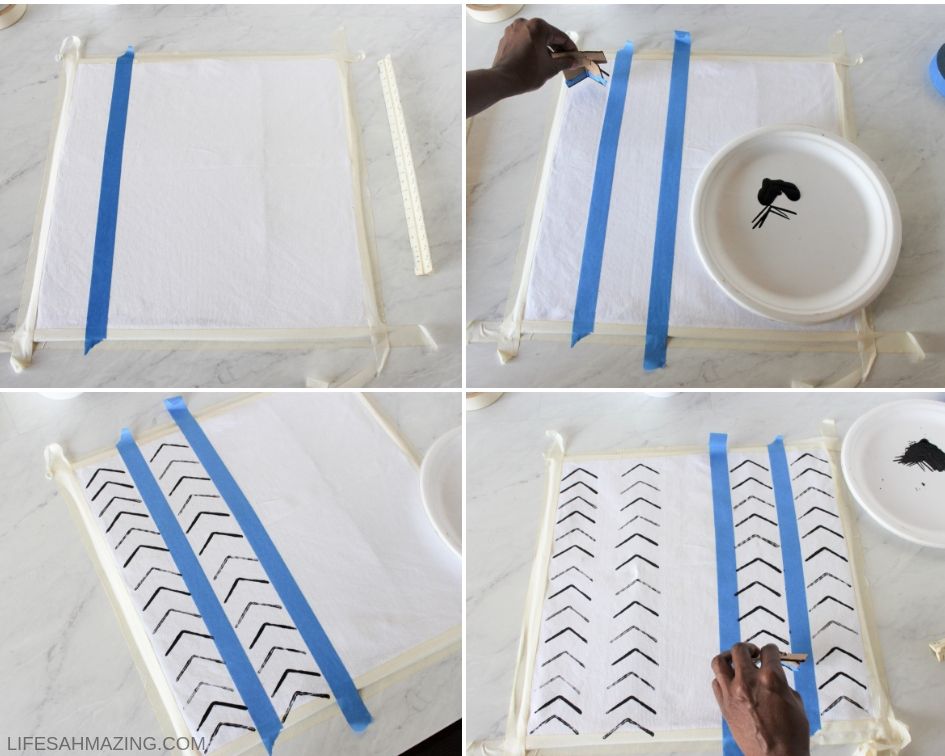 Easy DIY Throw Pillows - African Mud cloth