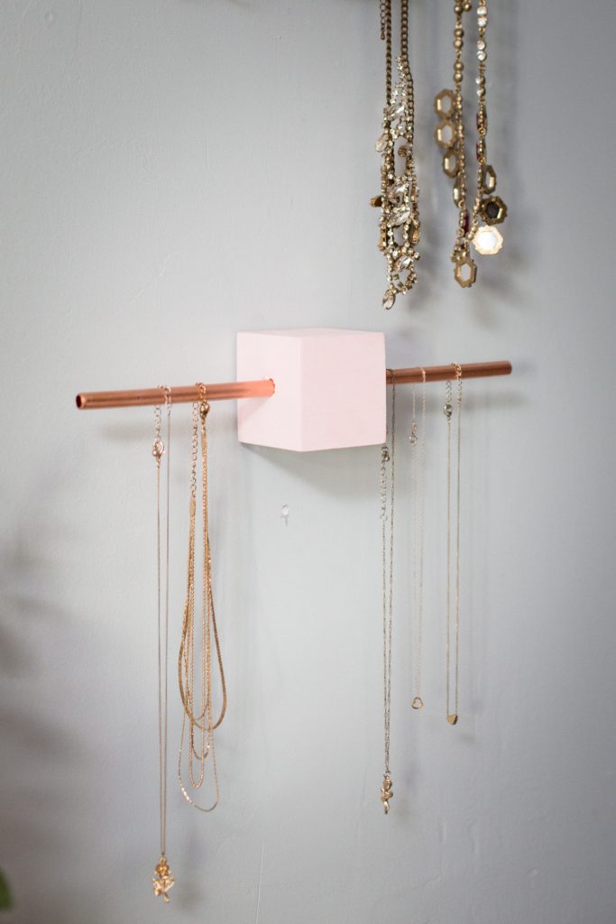 DIY Jewelry organizer - Earring holder 