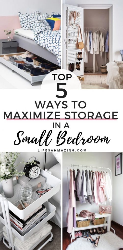 5 Best Small Bedroom Storage Ideas (Practical & Renter-friendly