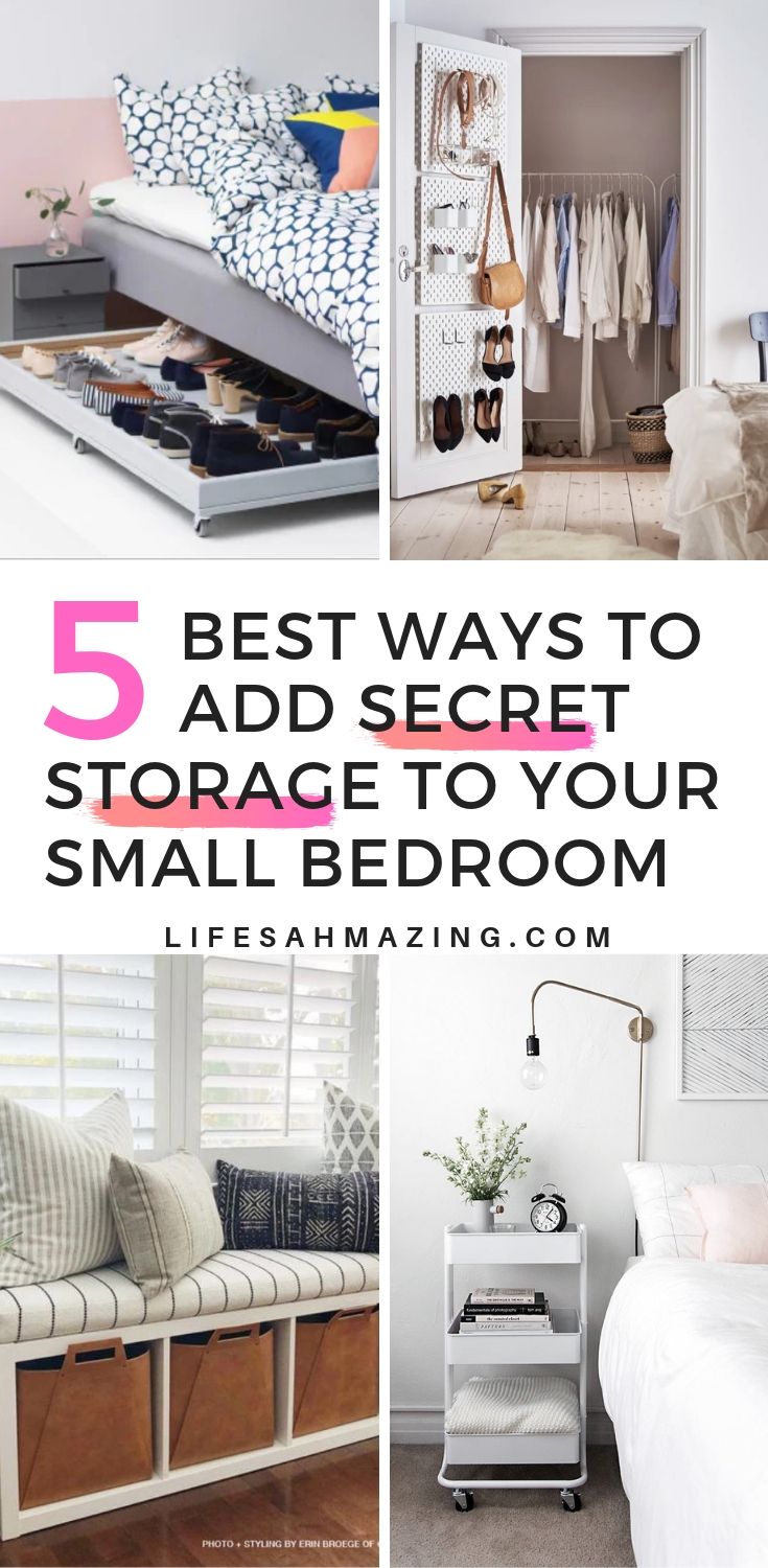 17 Attractive Ways to Optimize Small Bedroom Storage