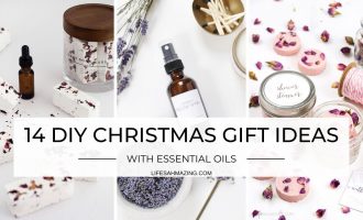 DIY Christmas Gifts with Essential Oils