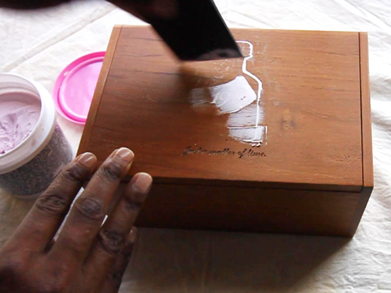 How to Paint a Wooden Box - Life's AHmazing!